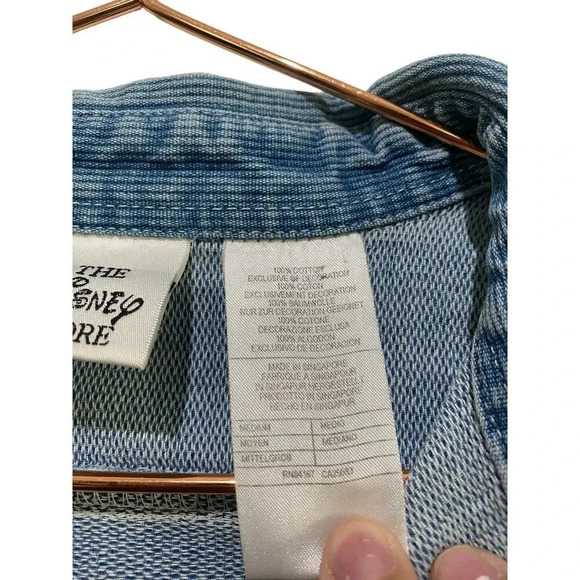 The Disney Store Winnie The Pooh Blue Long Sleeve corduroy medium - Picture 4 of 5